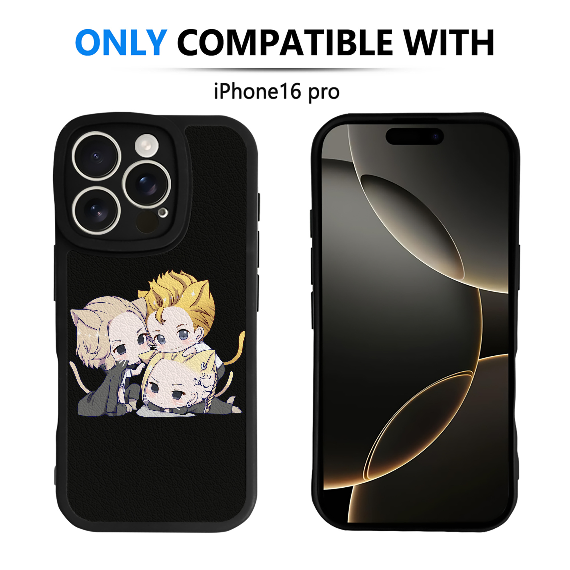 （画像用） 東京リベンジャーズ Tokyo Revengers 【iPhone 16シリーズ対応】シリコンスマホケース（レザー調） 材質：シリコン